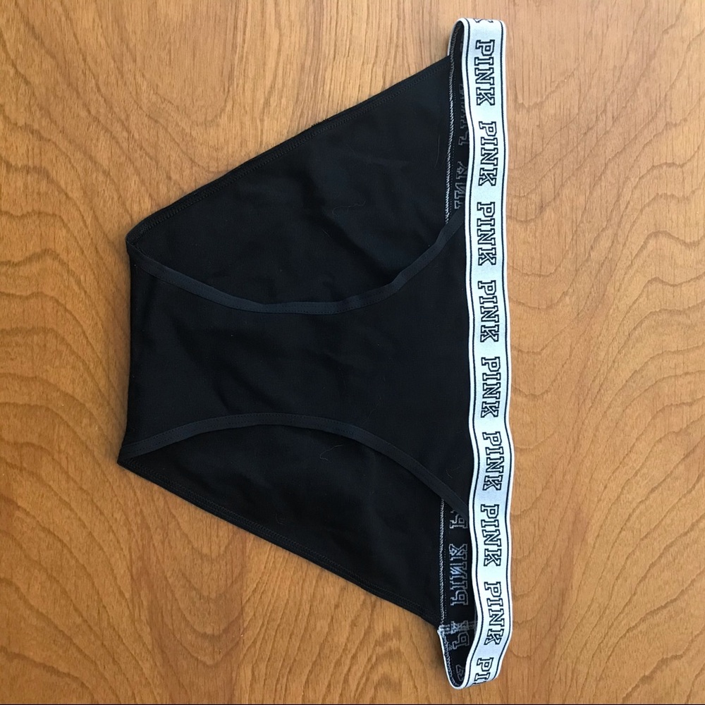 Black and White Cotton Bikini Panties